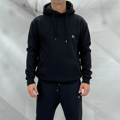 Μαύρο Φούτερ με Κουκούλα 100% Βαμβάκι Ελληνικής Κατασκευής | NM17291NS