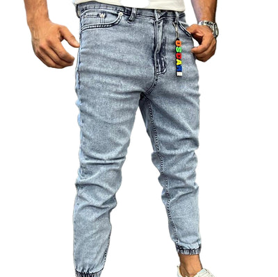 Jeans Παντελόνι με Λάστιχο στο Τελείωμα!| OSCAR | OS6186