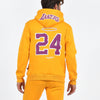 Φούτερ Μπάσκετ Lakers Κίτρινο με Μωβ Αριθμό 24 και Στυλιστικές Λεπτομέρειες - Ελληνικής Κατασκευής CLEVER | CV190Υ