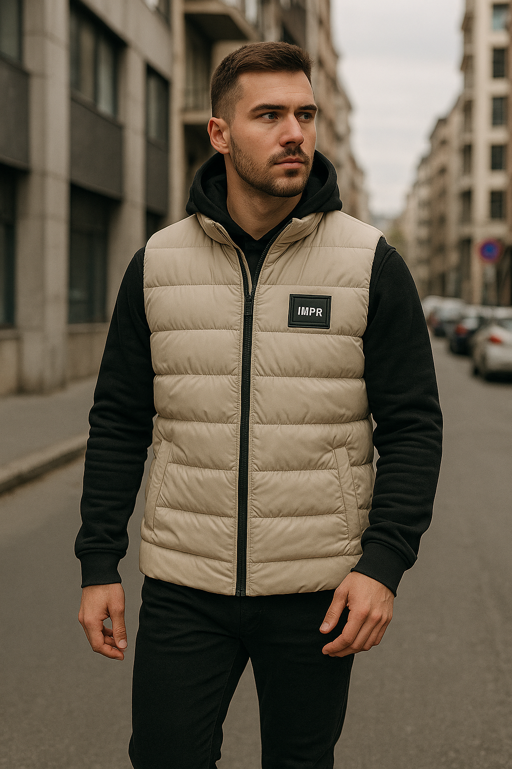 Ανδρικό puffer γιλέκο IMPRIMER σε 4 χρώματα