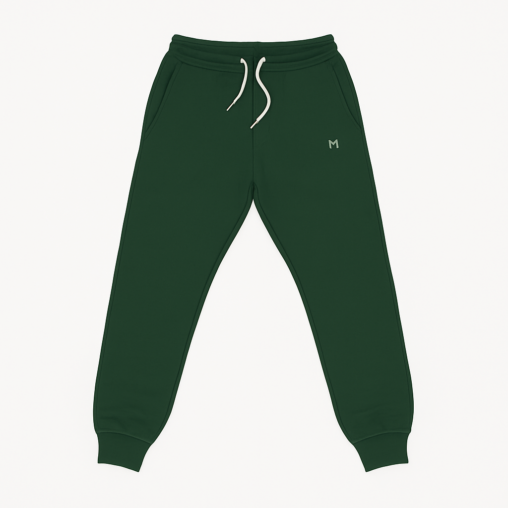 Ανδρική Βαμβακερή Φόρμα Κυπαρισσί μαύρο και μπλε  με Λάστιχο NEW MIND