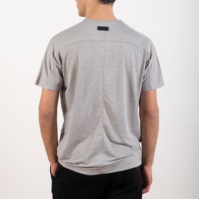 Κλασικό Γκρι Κοντομάνικο T-Shirt Βισκόζης Ελληνικής Κατασκευής Reckless - Άνετο & Διαχρονικό | RC5200GS