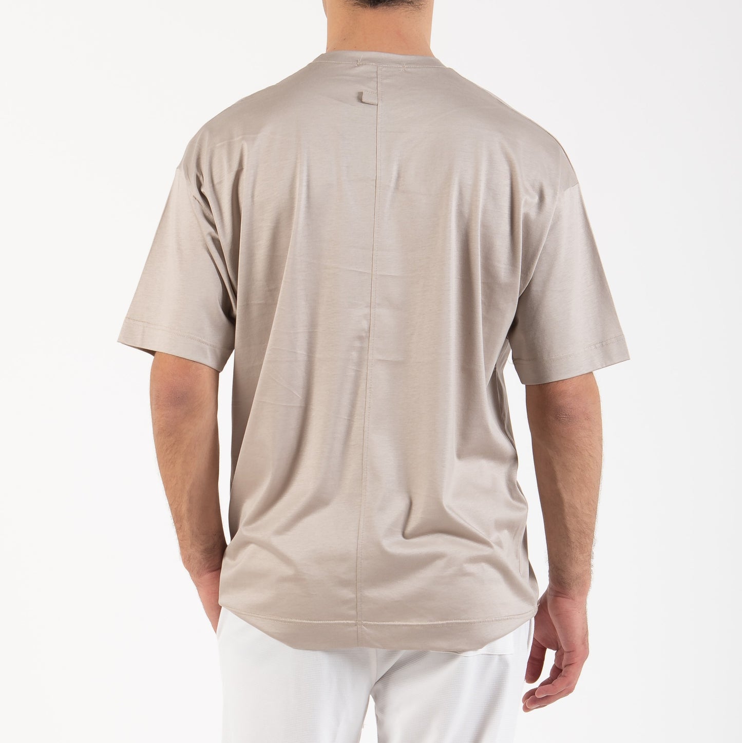Κοντομάνικο T-Shirt Reckless Μπεζ 100% Βαμβάκι Ελληνικής Κατασκευής με Στρογγυλή Λαιμόκοψη - Άνετη Εφαρμογή για Καθημερινή Χρήση | RC5205BS