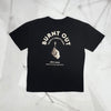 Oversize Μαύρο Κοντομάνικο T-Shirt "BURNT OUT" 100% Βαμβάκι Ελληνικής Κατασκευής - New Mind Unique Clothing | NM17256NS/M