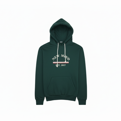 Ανδρικό Φούτερ Hoodie Κυπαρισσί NEW MIND 100% Βαμβάκι