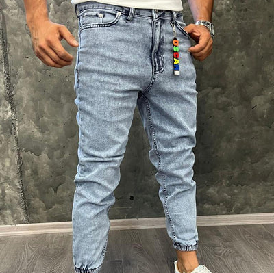 Jeans Παντελόνι με Λάστιχο στο Τελείωμα!| OSCAR | OS6186