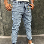 Jeans Παντελόνι με Λάστιχο στο Τελείωμα!| OSCAR | OS6186