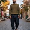 Ανδρικό Τζιν Oversize 100% Βαμβάκι Ιταλικής Κατασκευής