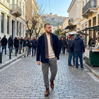 Ανδρικό Cargo Παντελόνι με Λάστιχο – 4 Χρώματα