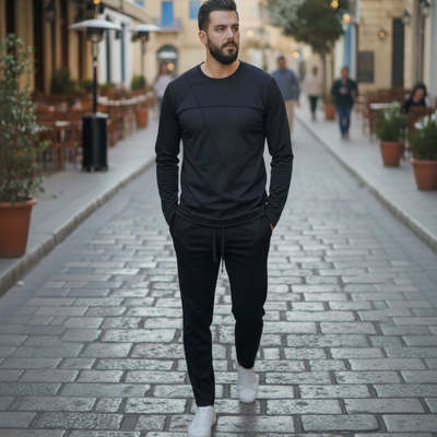 Ανδρικό Γυαλιστερό Σετ RECKLESS Bleublack – Ελληνικής Κατασκευής